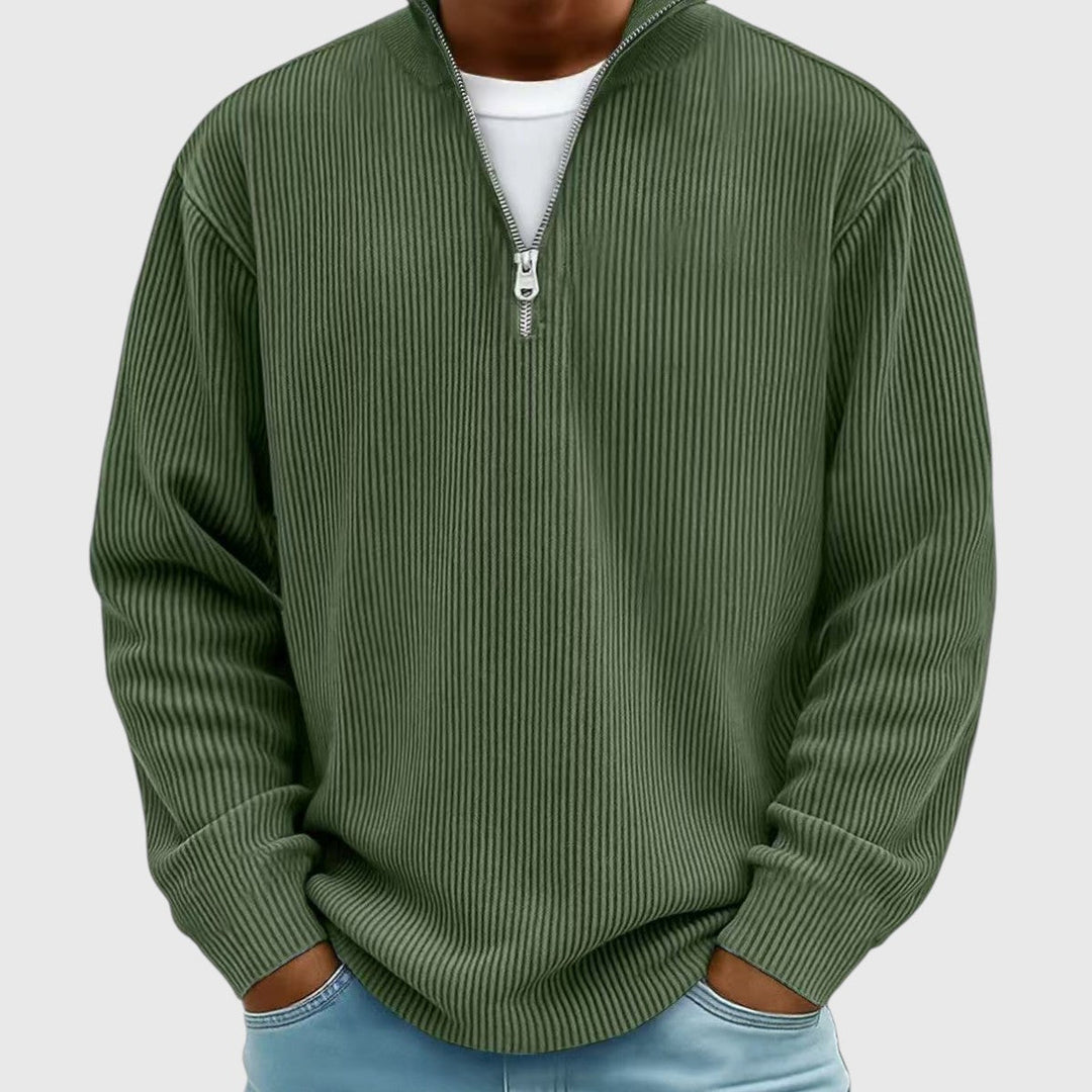 Zurya | Soren™ Stickad Halvzip