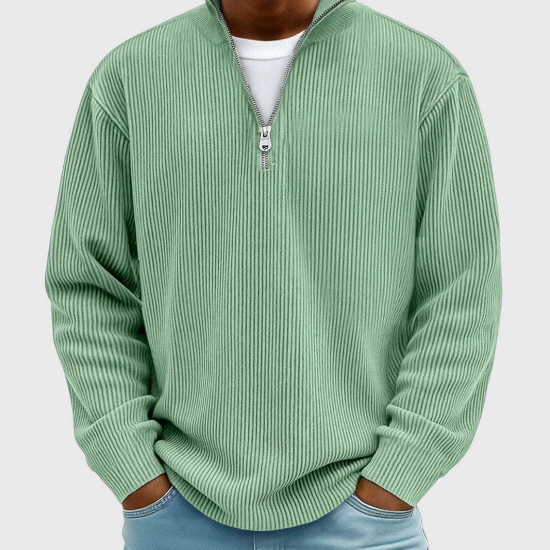 Zurya | Soren™ Stickad Halvzip