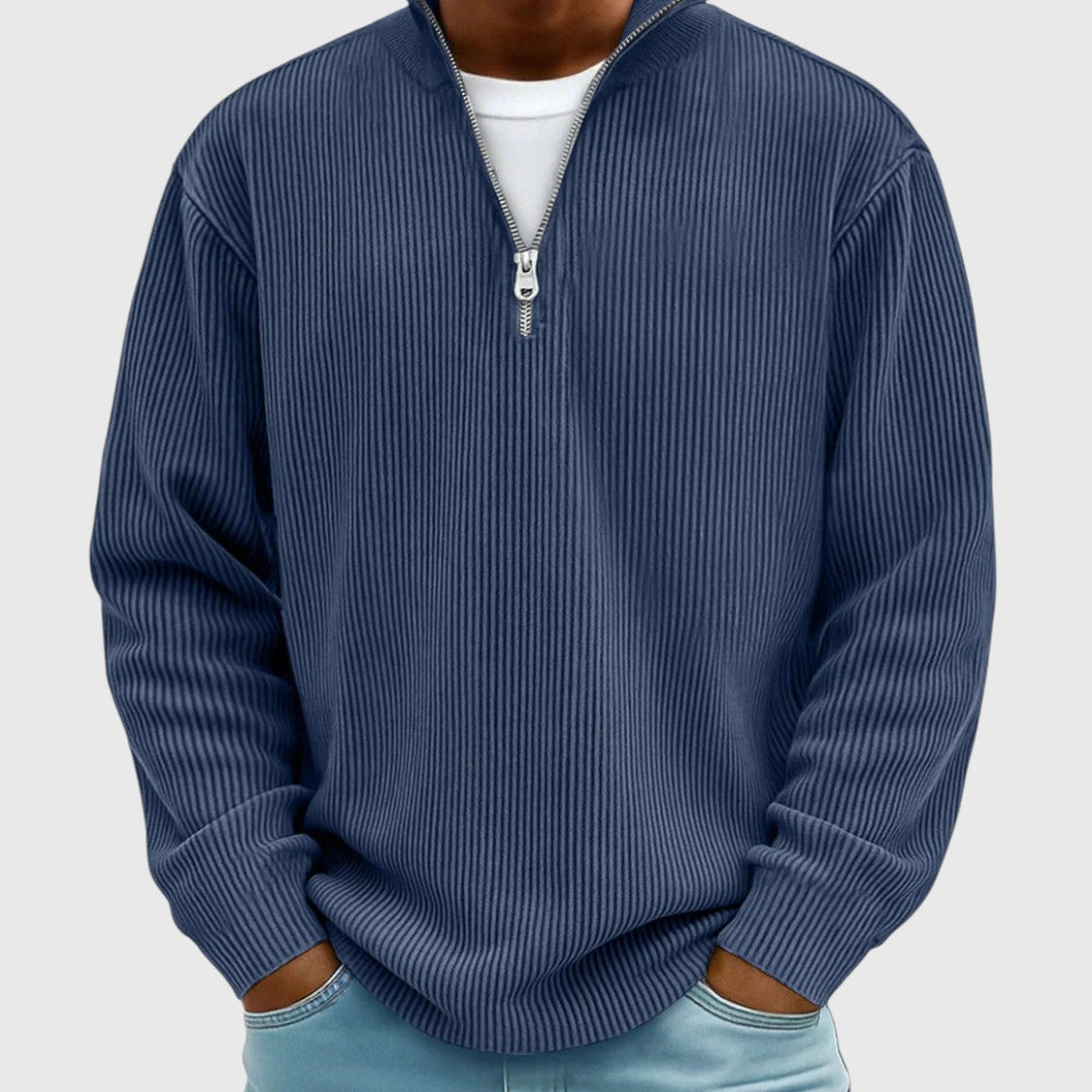 Zurya | Soren™ Stickad Halvzip