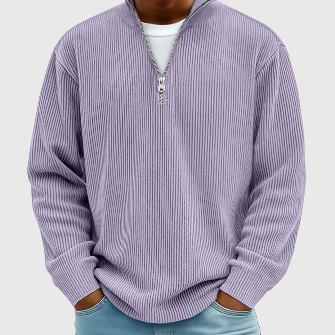 Zurya | Soren™ Stickad Halvzip