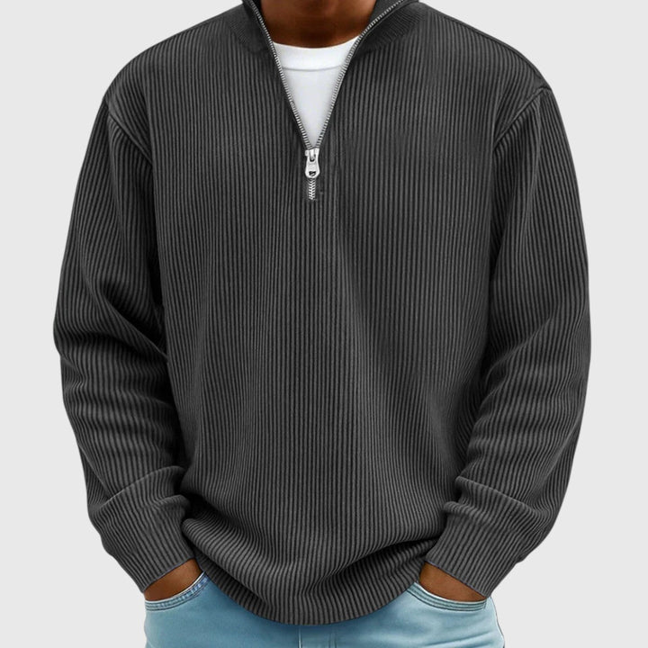 Zurya | Soren™ Stickad Halvzip