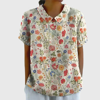 Jenna™ | Blommig Blus