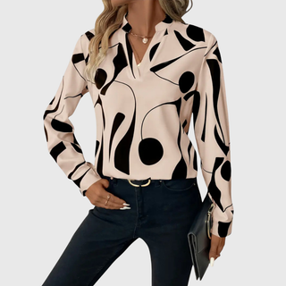 Lara™ Elegant Blus Med Design